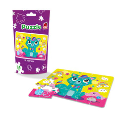 Puzzle 24 saszetka Kot RK1130-06