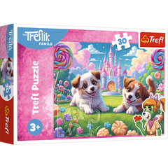 Puzzle 30 Świat Pełen Uśmiechu Rodzina Treflików 18319