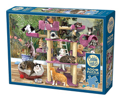 Puzzle 500 Drapak dla kota 113053