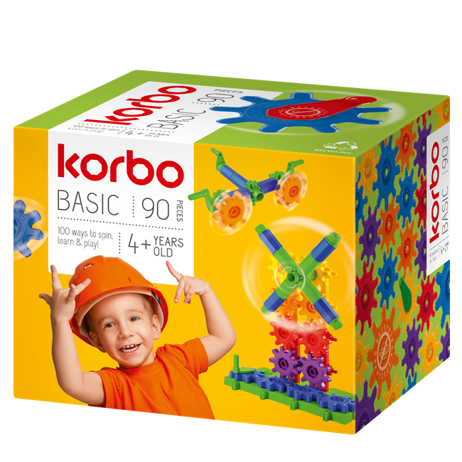 Klocki Korbo Basic 90 elementów