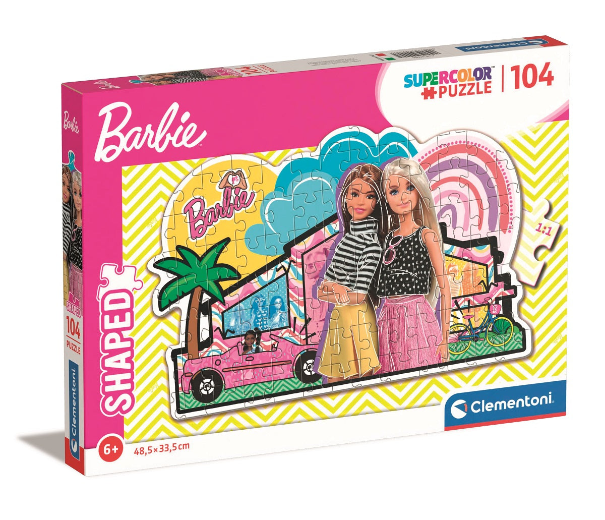 Puzzle 104 Shaped Barbie 27163