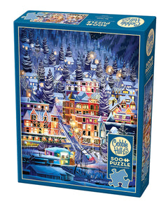 Puzzle 500 Miasteczko narciarskie 113068