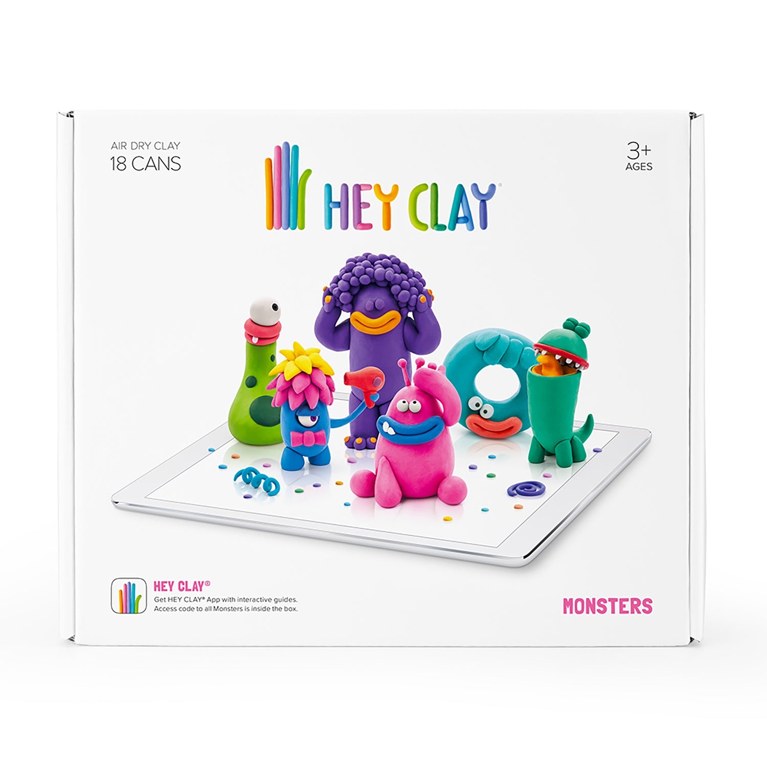 Masa plastyczna Hey Clay Potwory HCLSE004CEE