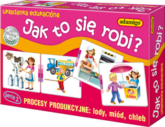 Układanka edukacyjna jak to się robi seria 2