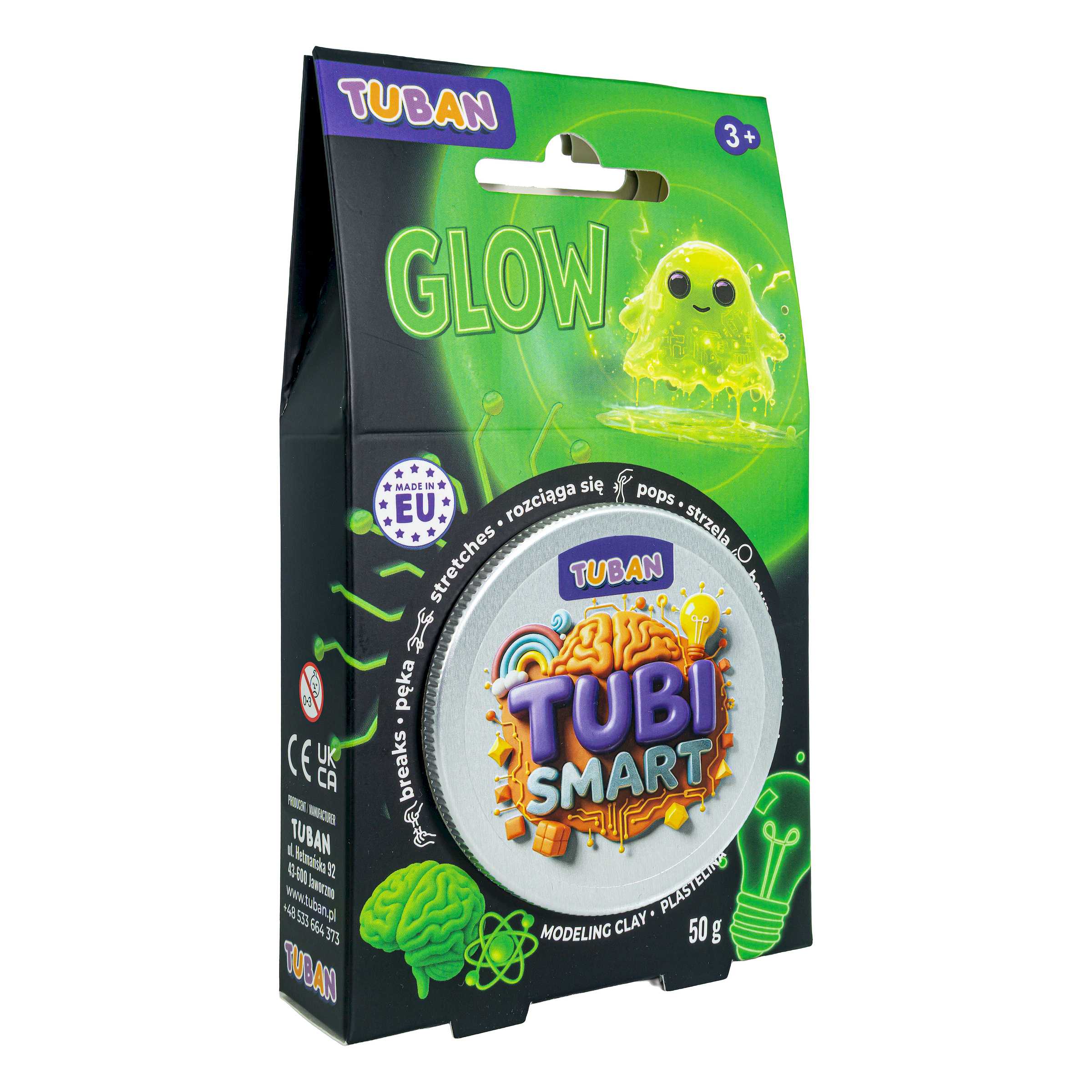 Tubi Smart Plastelina Glow 50g