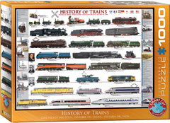 Puzzle 1000 History of Trains 6000-0251