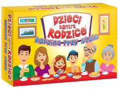 Gra Rodzina przy stole dzieci kontra rodzice