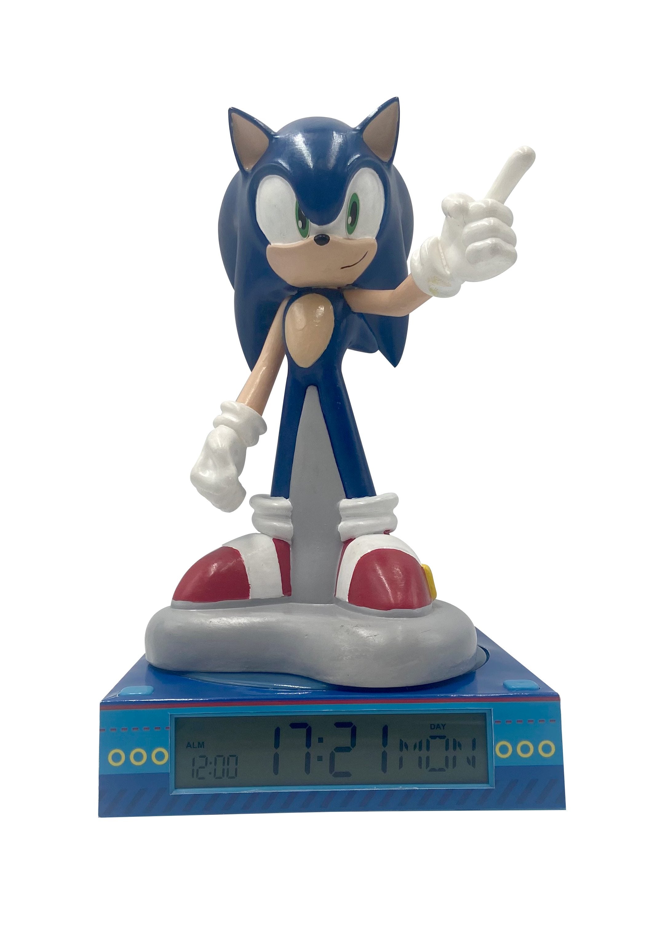 Lampka 3D z budzikiem Sonic SNC3023M