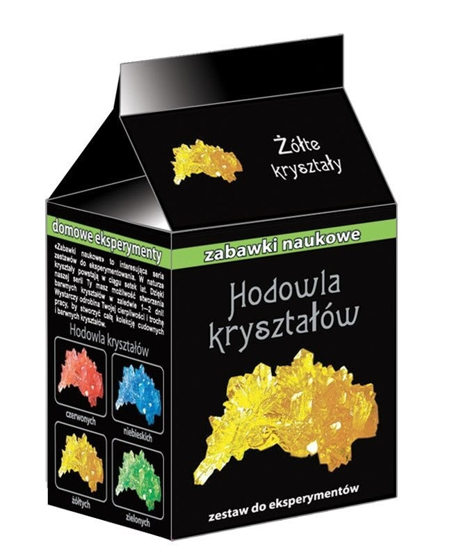 Hodowla kryształów żółte