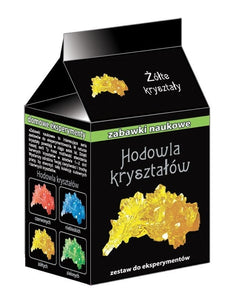 Hodowla kryształów żółte