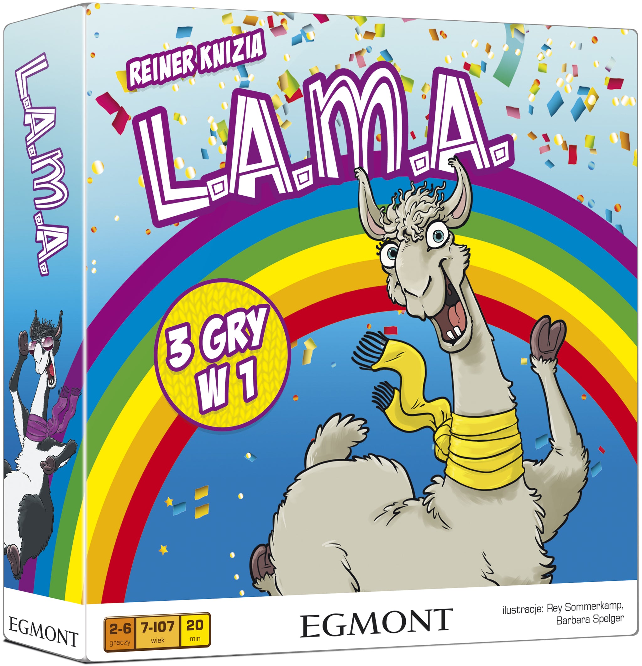 Gra 3w1 Lama