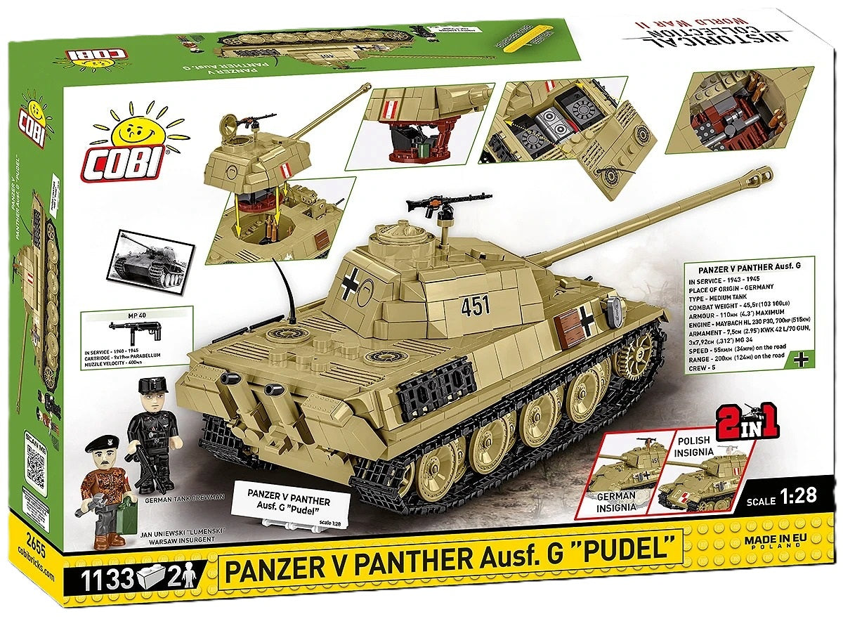COBI Klocki Panzer V Panther Ausf.G 