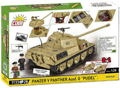 COBI Klocki Panzer V Panther Ausf.G "Pudel"
