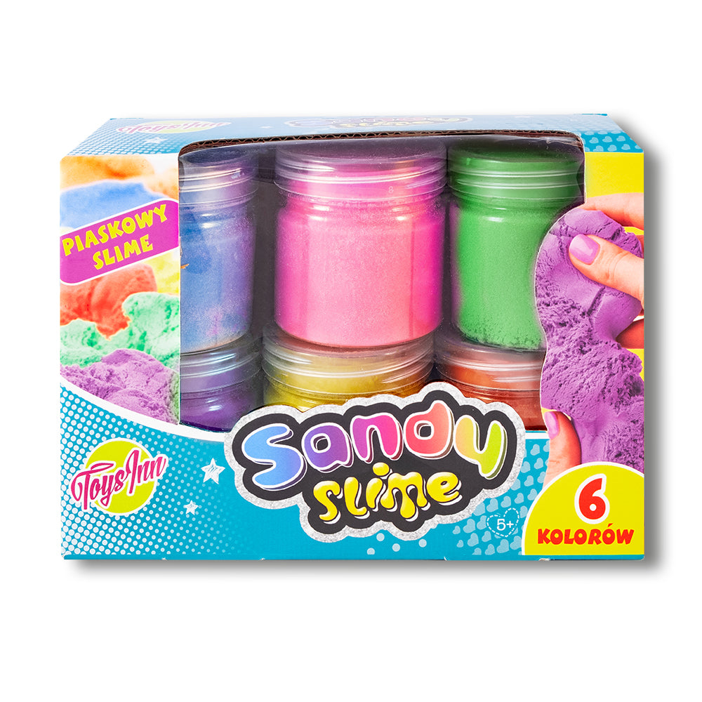 Zestaw Slime Sandy 6 kolorów po 160g ToysInn STN6598
