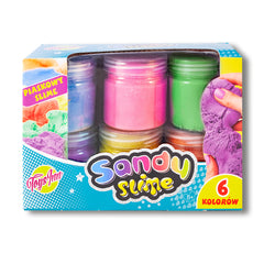 Zestaw Slime Sandy 6 kolorów po 160g ToysInn STN6598