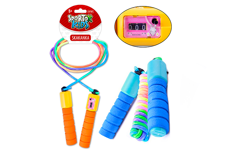 Skakanka z licznikiem Sportox Kids 1 szt.mix