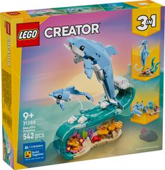 LEGO Creator 3w1 Zwierzęta Morskie Piękny Delfin 31385