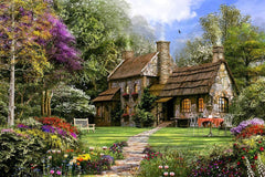 Diamentowa mozaika dom w lesie NO-1007757