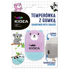 Temperówka z gumką Kidea misie mix 1 sztuka