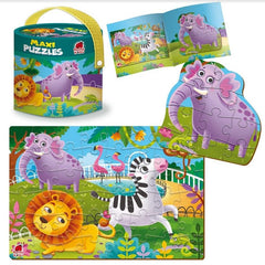 Puzzle 2w1 maxi ZOO RK1080-02