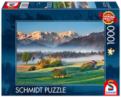 Puzzle 1000 PQ Rezerwat przyrody Murnauer Moos Niemcy 112345