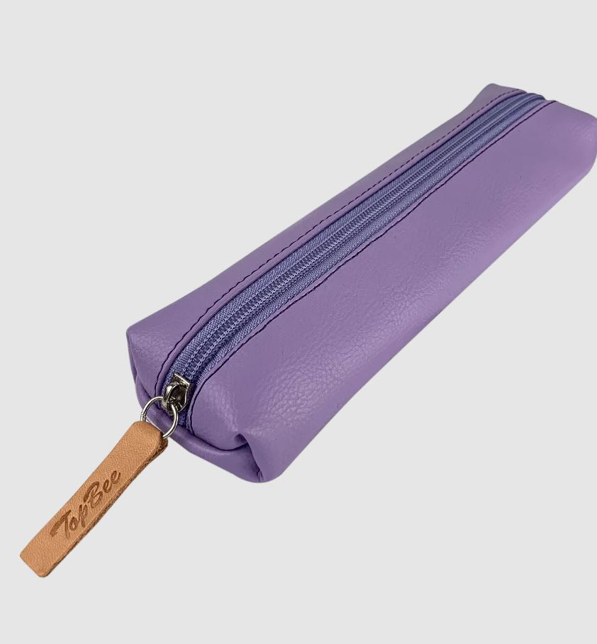 Piórnik jamnik fiolet pastel BB210172