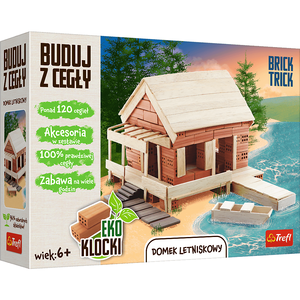 Brick Trick Buduj z cegły Domek Letniskowy M EKO 61544