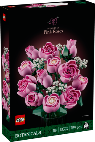 LEGO Botanicals Bukiet różowych Róż 10374