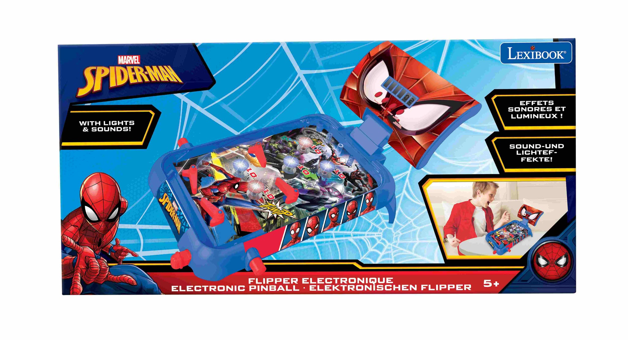 Pinball elektroniczny Spiderman Lexibook  JG610SP