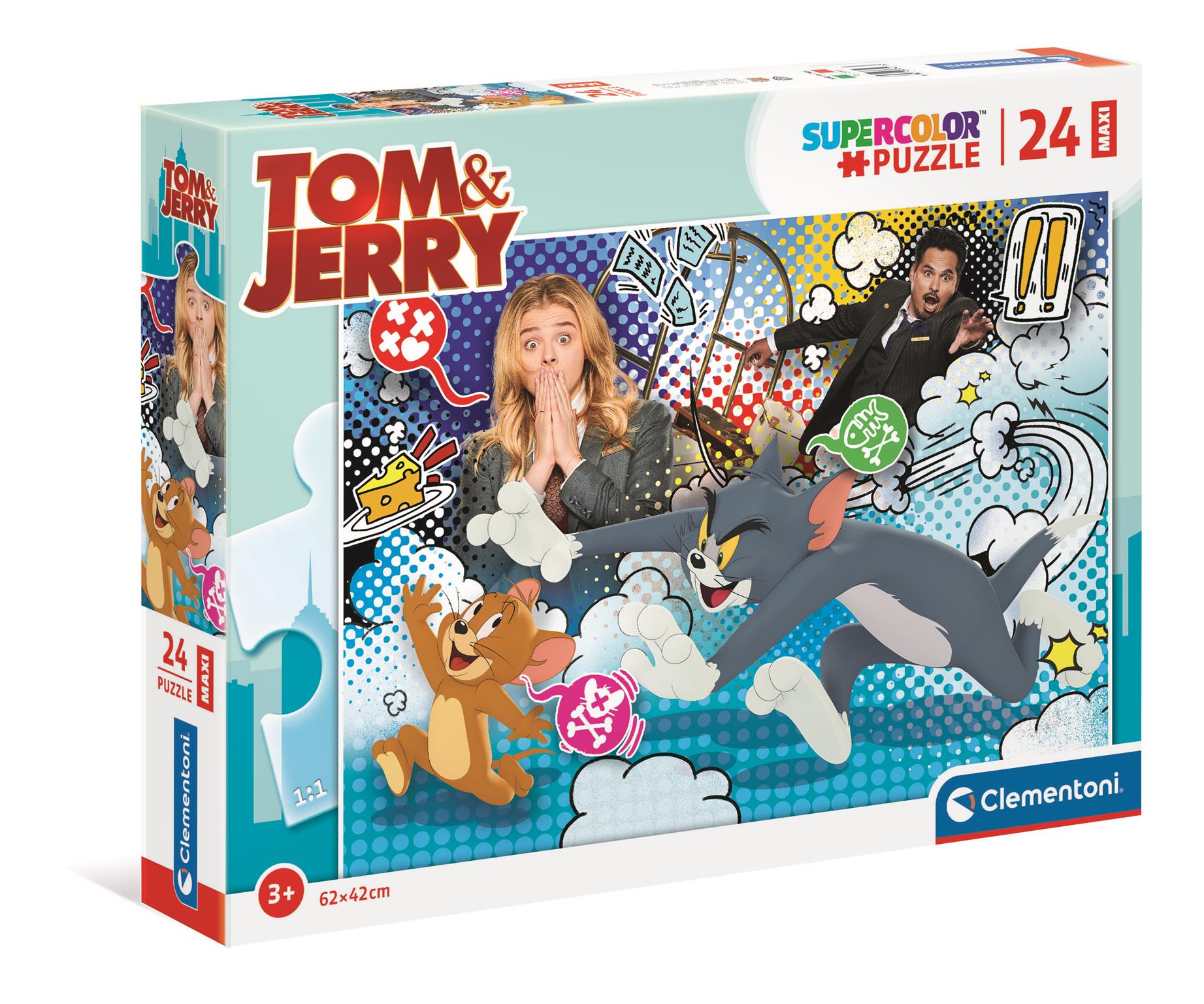 Puzzle 24 maxi super color Tom&Jerry 24212