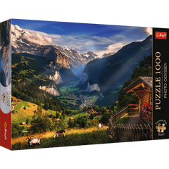 Puzzle 1000 Premium Plus Photo Odyssey Dolina Lauterbrunnen Szwajcaria 10821