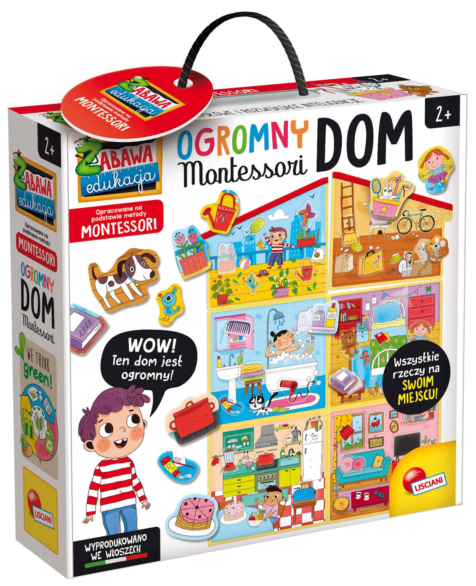Lisciani Montessori ogromny dom 304-pl85644