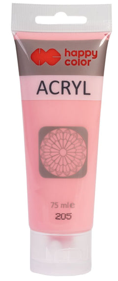 Farba akrylowa 75ml róż pudrowy pastelowy Happy Color
