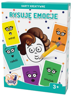Karty kreatywne rysuję emocje
