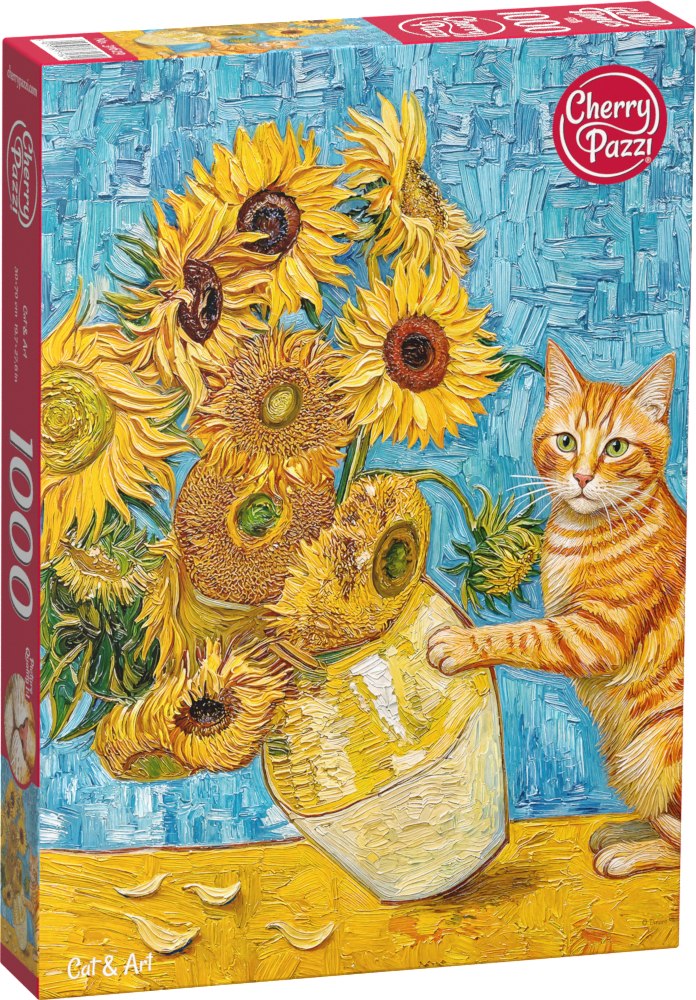 Puzzle 1000 CherryPazzi Cat & Art 31629