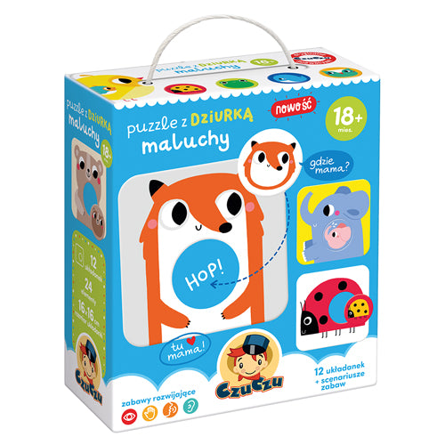 Puzzle z dziurką Maluchy CzuCzu