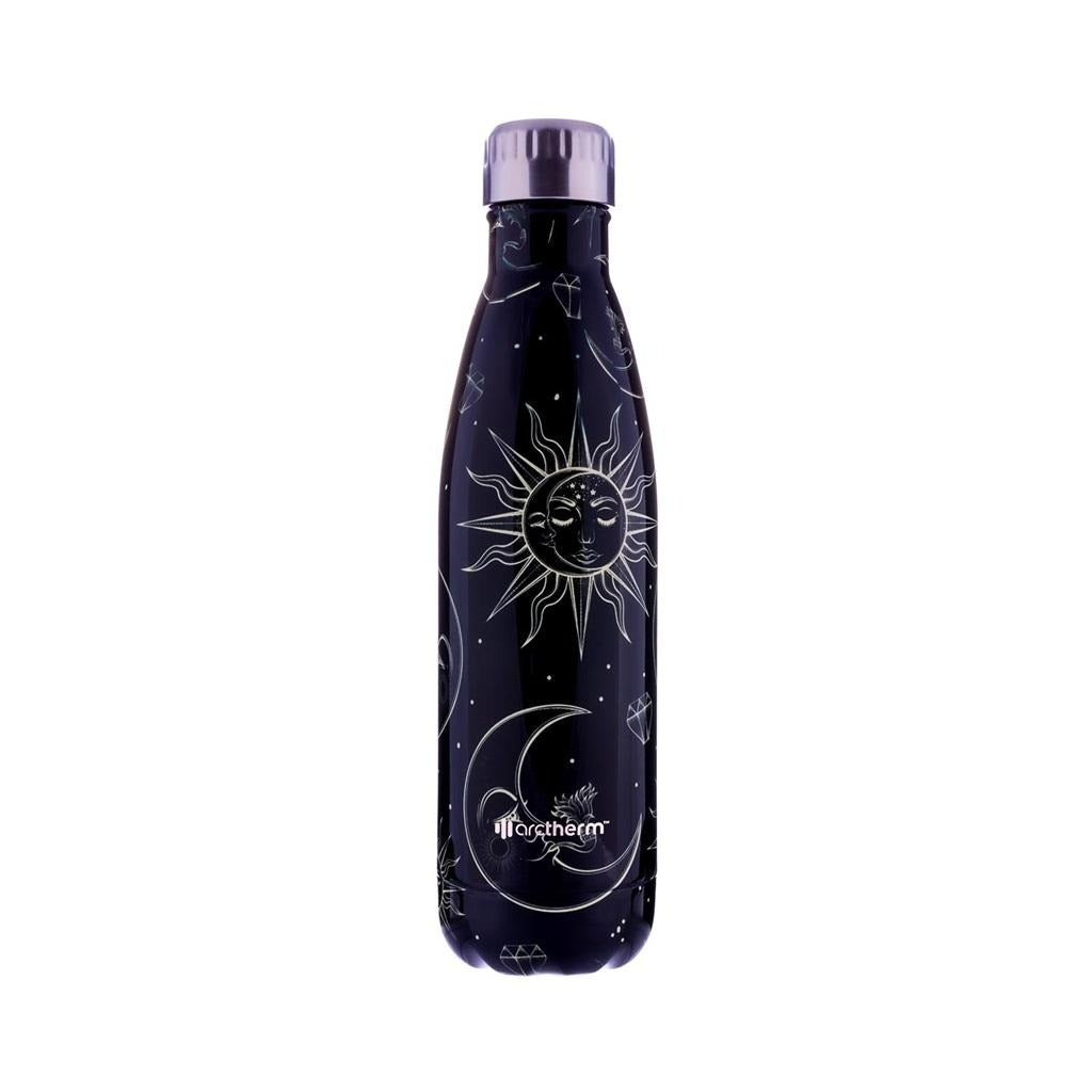 Butelka termiczna wzór czarny w księżyce i słońce 500ml