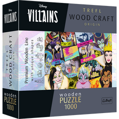 Puzzle 1000 drewniane Zlot złoczyńców Disney Villains 20167