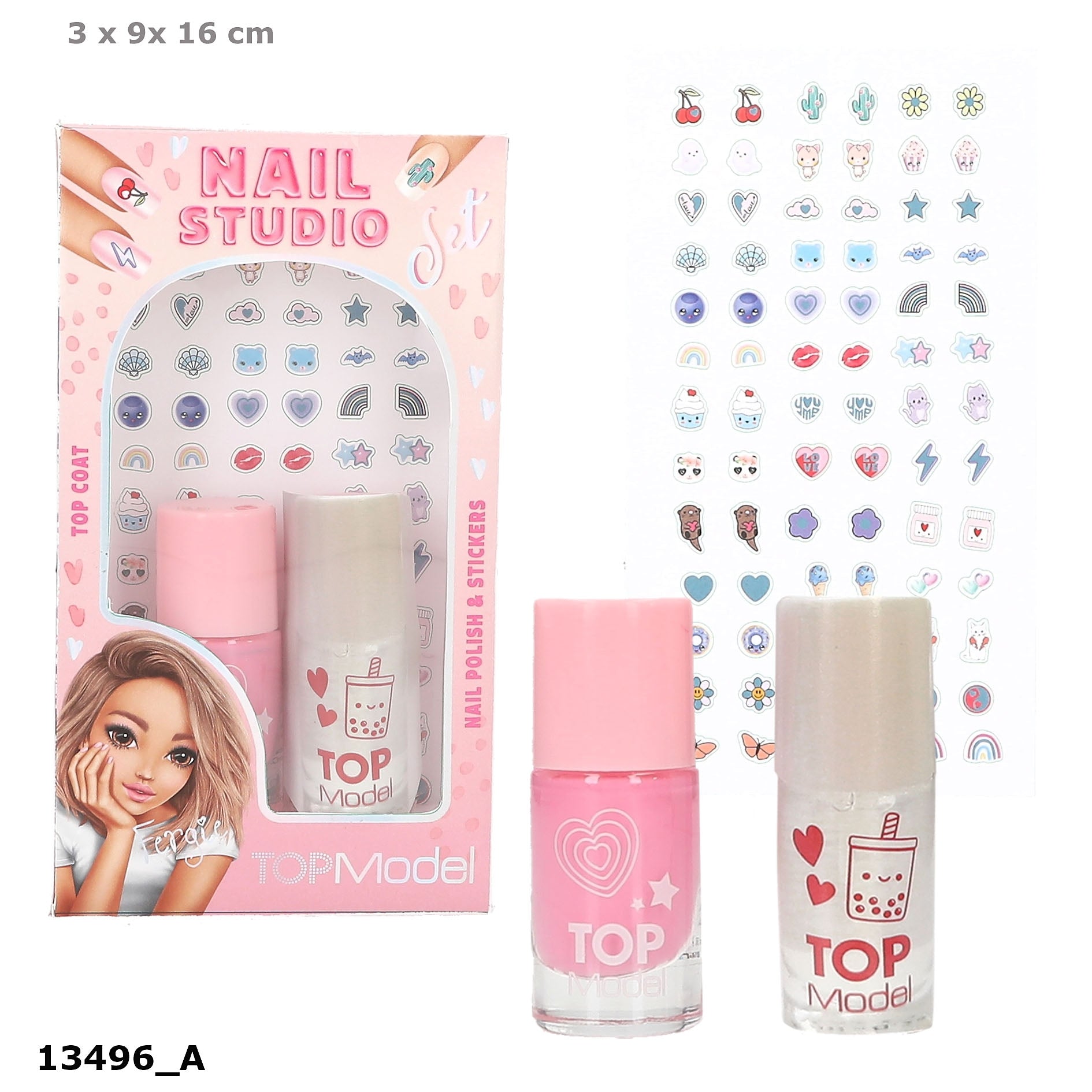 Zestaw do ozdabiania paznokci Top Model BEAUTY&ME 13496A