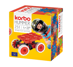 Klocki Korbo Hummer 25 elementów red