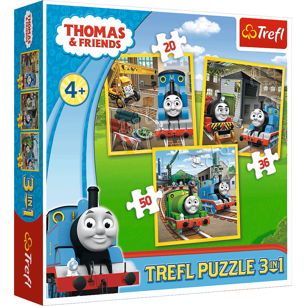 Puzzle 3w1 (20,36,50) Tomek rusza do akcji 34821