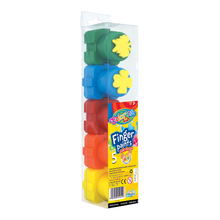 Farby do malowania palcami Colorino Kids 5 kolorów