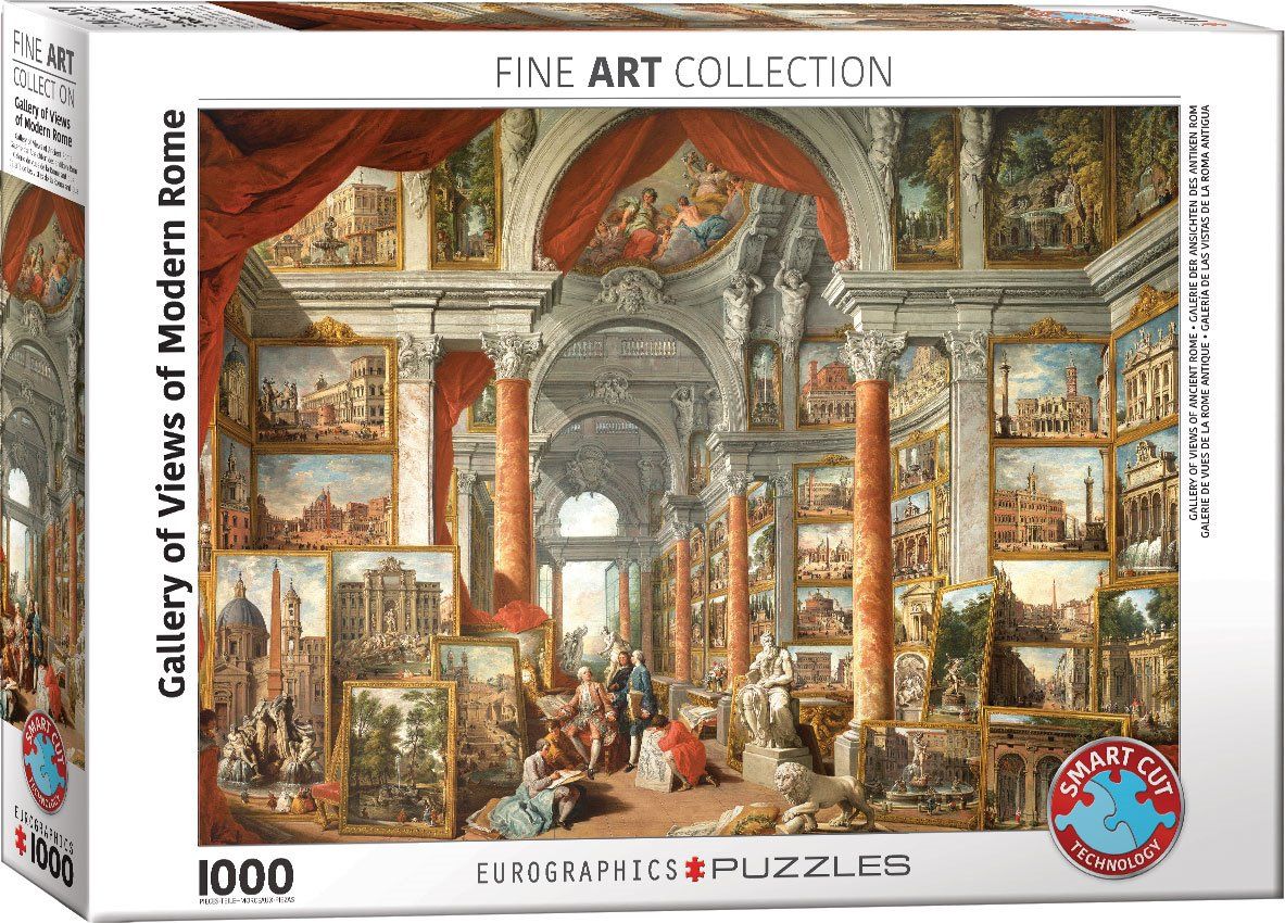 Puzzle 1000 Gallery of Views of Modern Rome 6000-6036