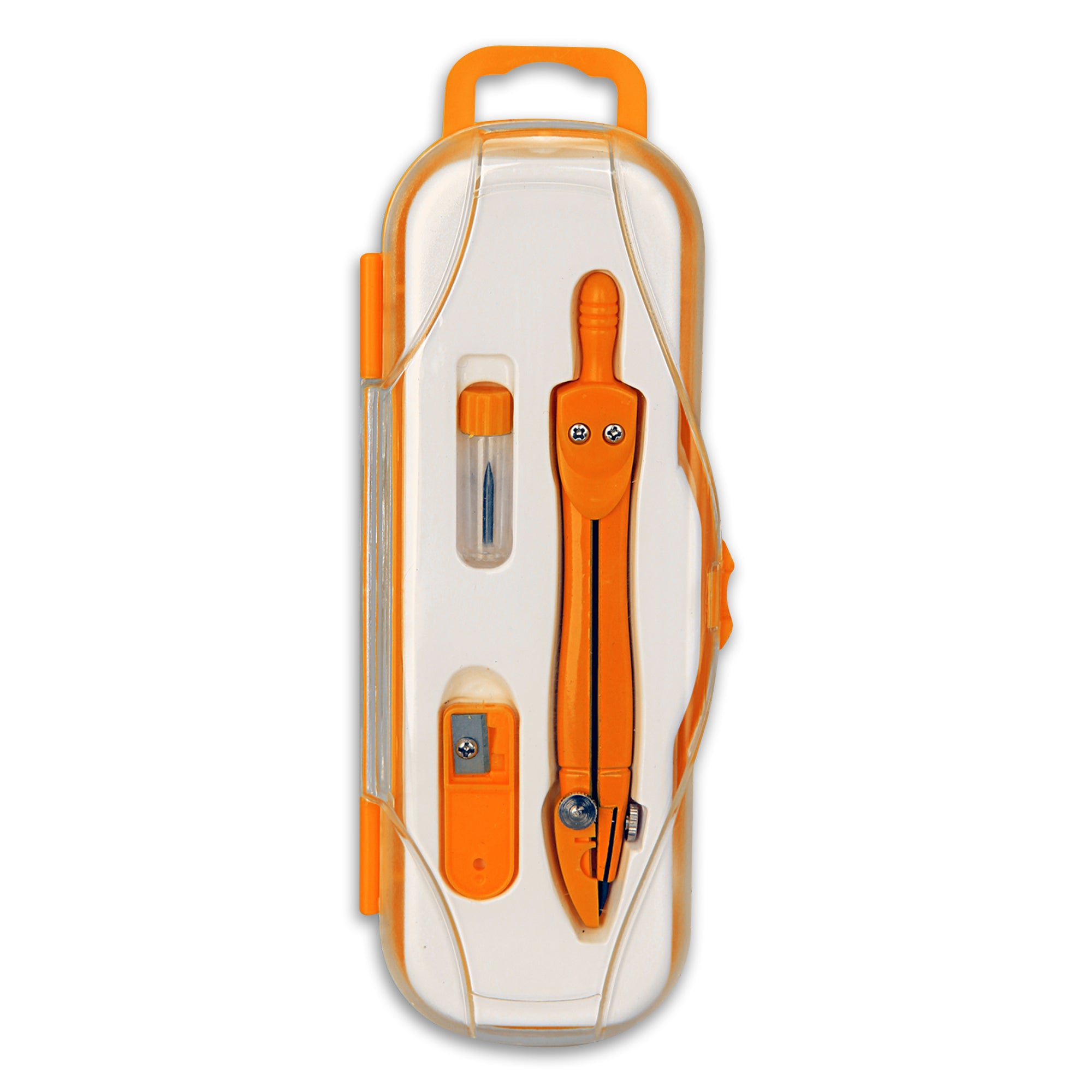 Cyrkiel szkolny Penmate PC-101 z grafitem 2 mm pomarańczowy