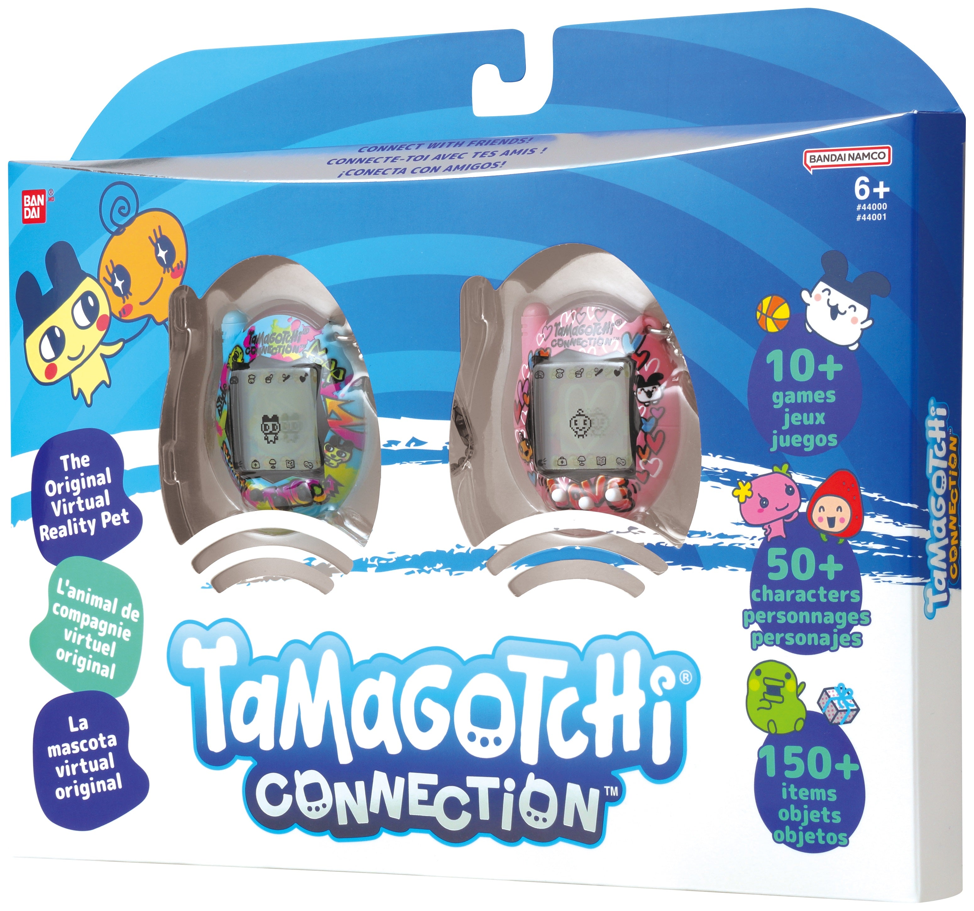TAMAGOTCHI CONNECTION TRUE FRIENDS BLUE GRAFFITTI & PINK GRAFFITTI