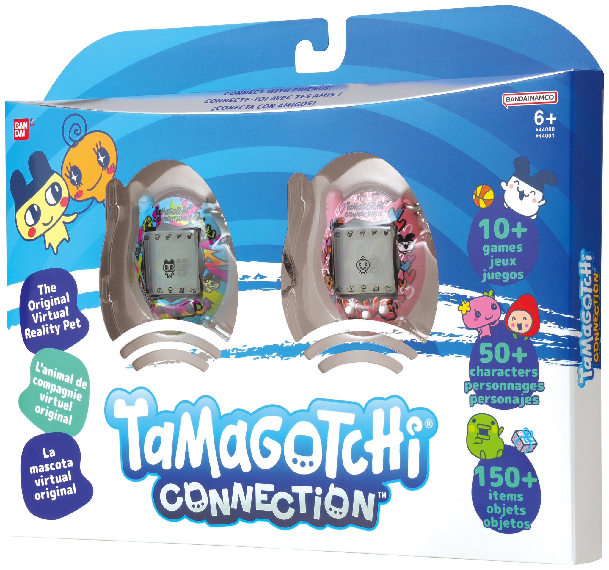 TAMAGOTCHI CONNECTION TRUE FRIENDS BLUE GRAFFITTI & PINK GRAFFITTI