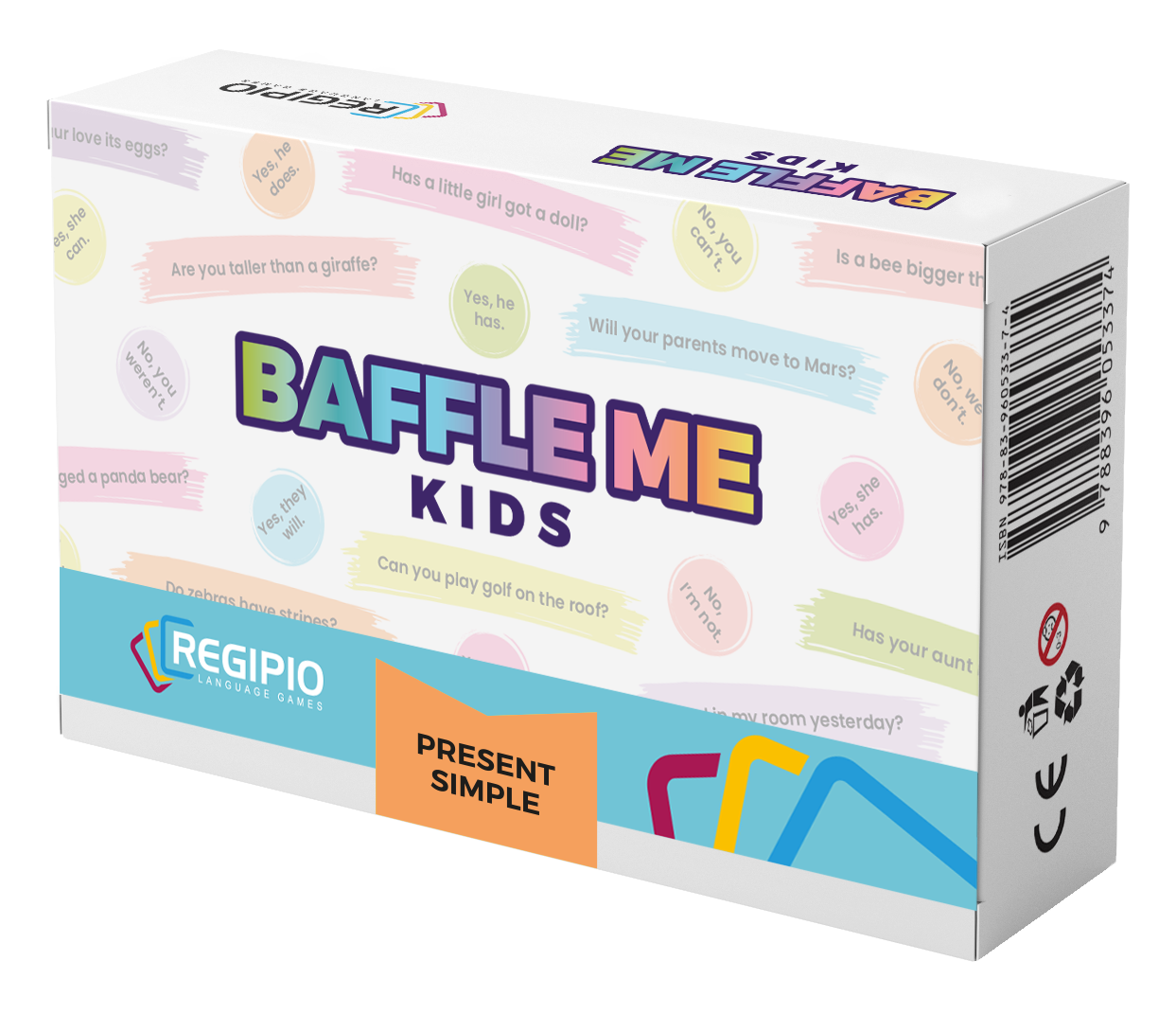 Game Gaffle me Kids Present Simple