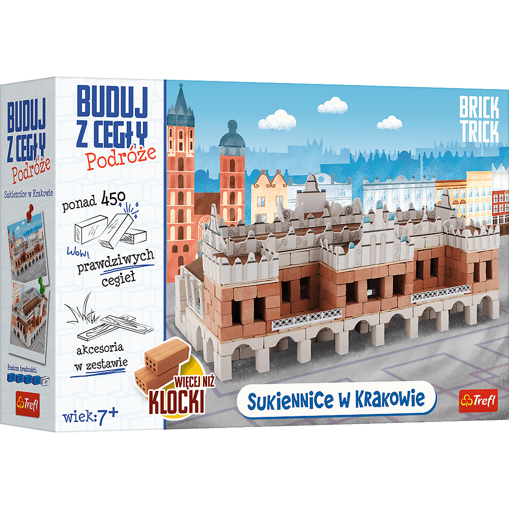 Brick Trick Buduj z cegły Podróże Sukiennice XL 61386
