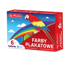 Farby plakatowe 6 kolorów 20ml