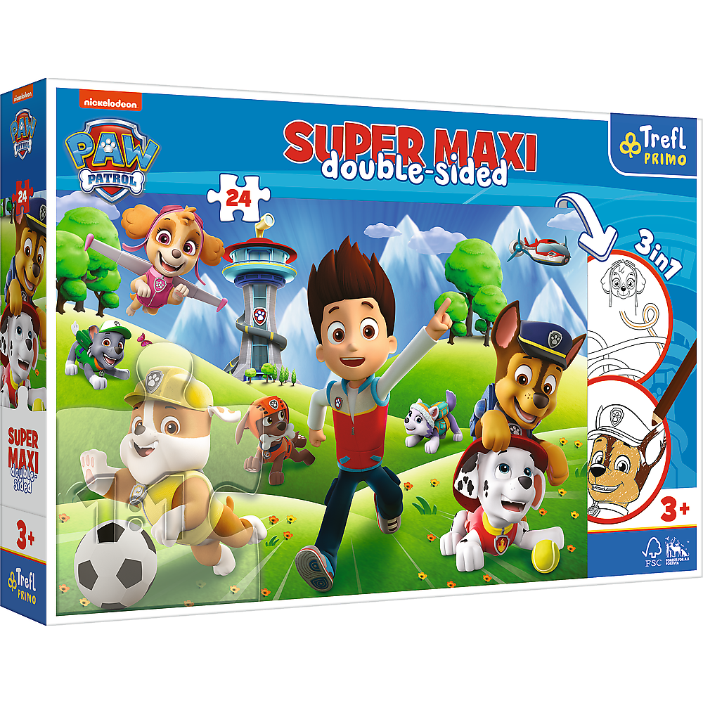 Puzzle 24 SUPER MAXI Przygody Psiego Patrolu 41001